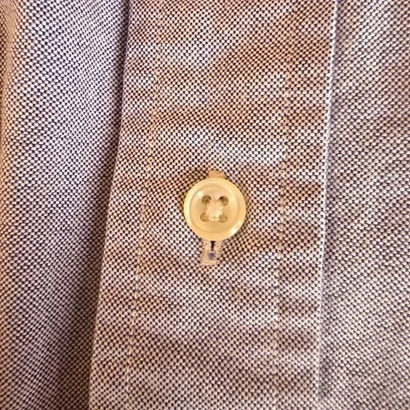 Ralph Lauren Blake Mens Large Blue Oxford Button Down Shirt Cotton Long Sleeve - Picture 11 of 16